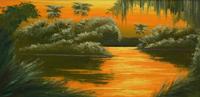 James Gibson ORANGE GLORY Highwayman Painting - Sold for $4,800 on 05-24-2025 (Lot 479).jpg